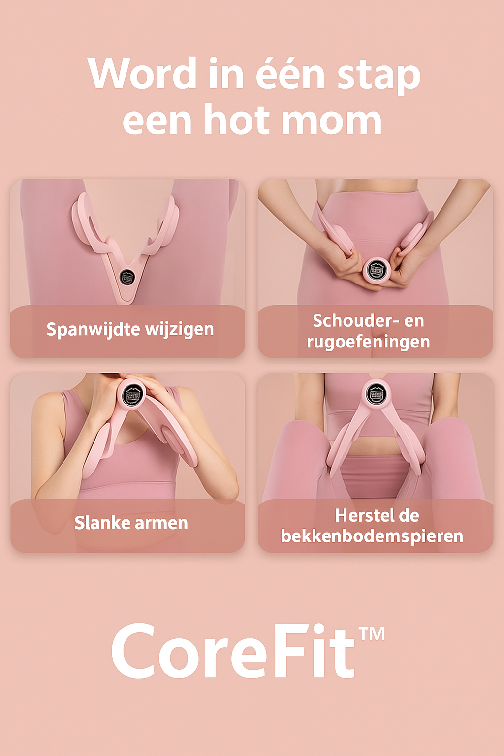 CoreFit™ Bekkenbodem Trainer – Slimme Kegel Trainer met App & Biofeedback